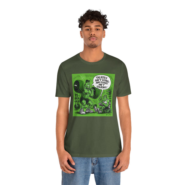 Doers Talkers Unisex Jersey Tee - Motivational & Bold - Under the Stars Babe