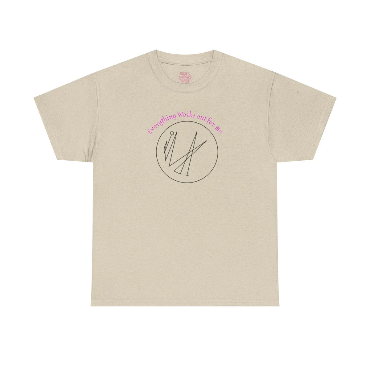 Everything Works Out For Me Sigil Energy Tee - underthestarsbabe