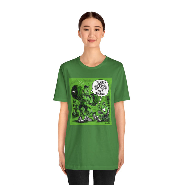 Doers Talkers Unisex Jersey Tee - Motivational & Bold - Under the Stars Babe
