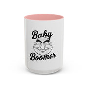 Baby Boomer Accent Coffee Mug 11-15oz - Retro Cool - Under the Stars Babe
