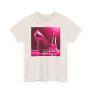 Lipstick & High Heels Unisex Cotton Tee - Trendy - Under the Stars Babe
