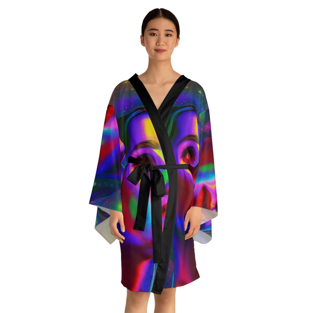 Chic Long Sleeve Kimono Robe for Any Occasion - Under the Stars Babe