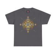 Gold Flower Of Life Unisex Graphic Tee