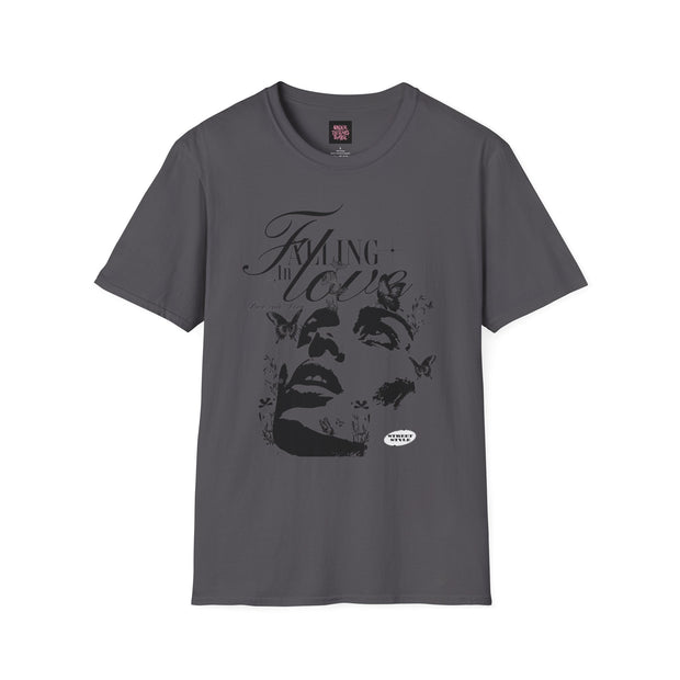 Falling in Love Unisex Softstyle T-Shirt - Romantic & Soft - Under the Stars Babe
