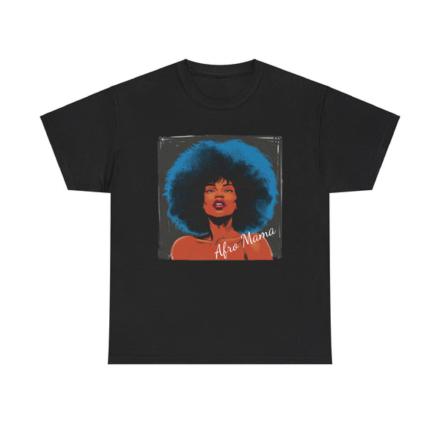 Afro Mama Unisex Heavy Cotton Tee - Unique & Bold - Under the Stars Babe