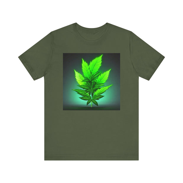 Healing Leaf Unisex Jersey Tee - Natural & Stylish - Under the Stars Babe
