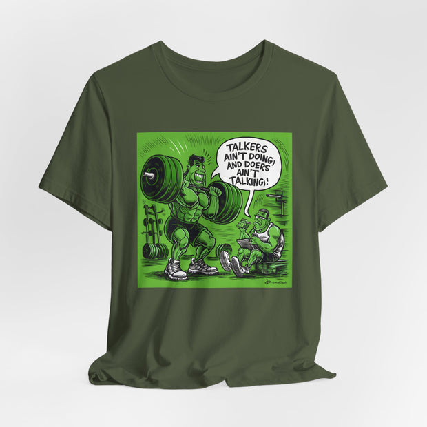 Doers Talkers Unisex Jersey Tee - Motivational & Bold - Under the Stars Babe