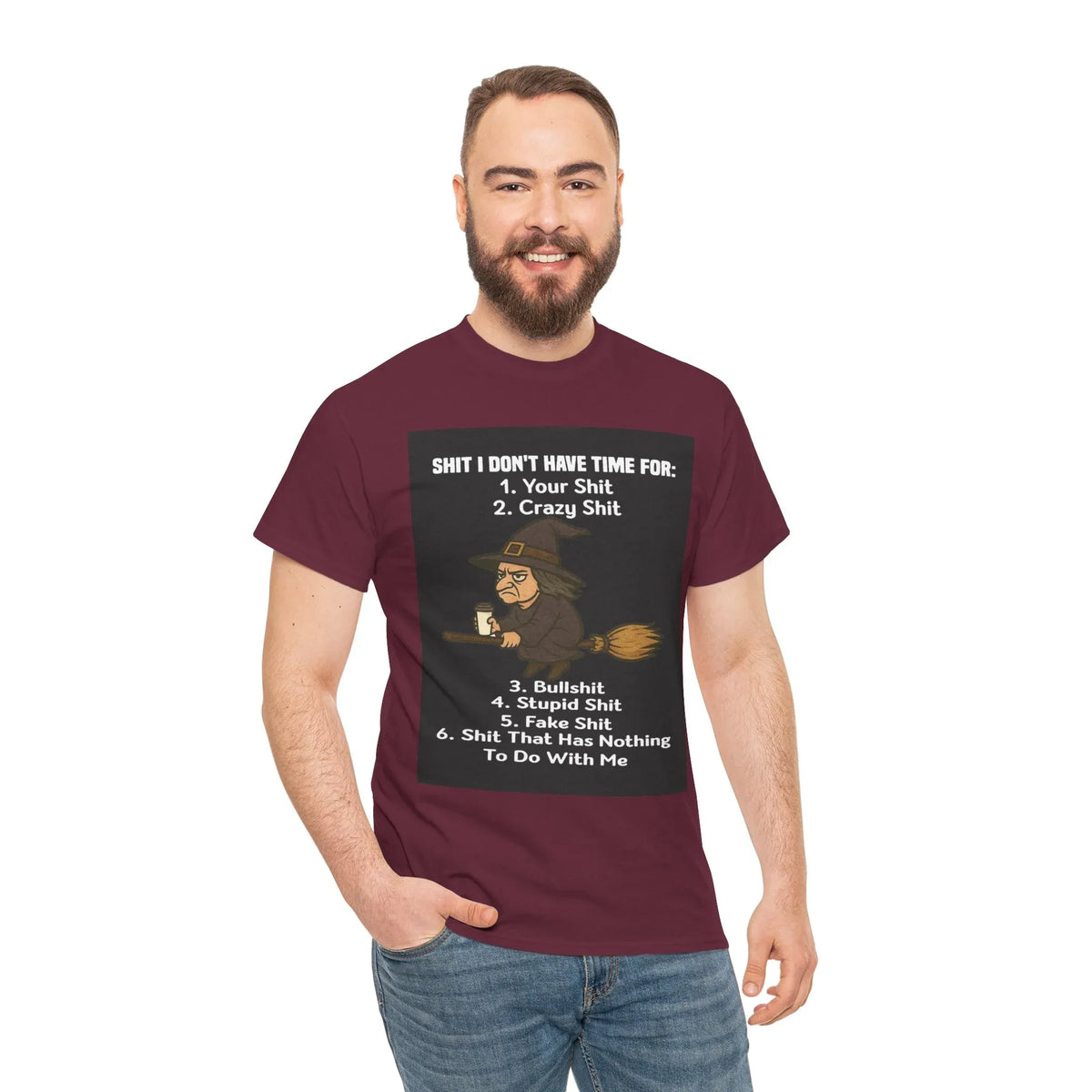 Cotton Tee S**t I Don't Have Time For List Shirt - underthestarsbabe