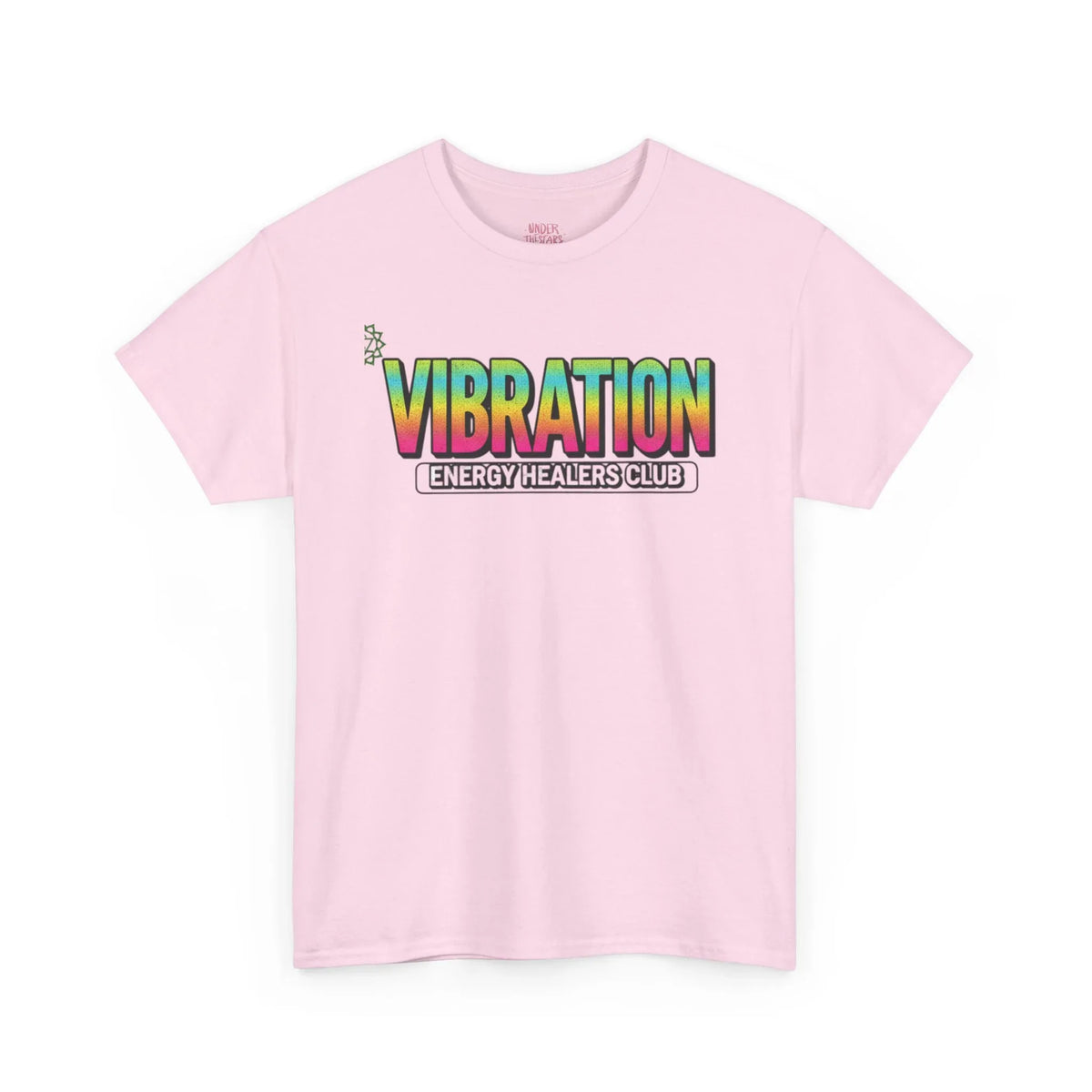 Vibration Healers Club Tee — Spiritual Energy Graphic T‑Shirt - underthestarsbabe