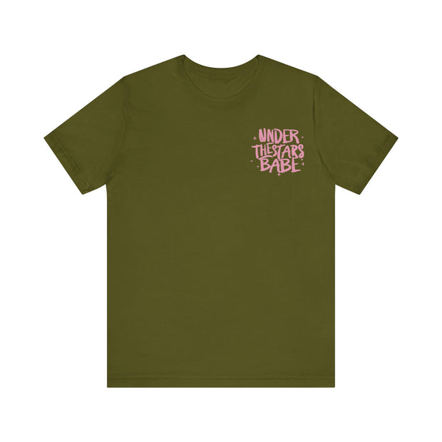 Essential Unisex Jersey Short Sleeve Tee - Classic & Comfortable - Under the Stars Babe