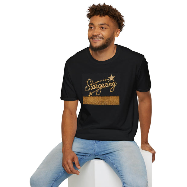 Stargazing Unisex Softstyle T-Shirt - Dreamy & Soft - Under the Stars Babe