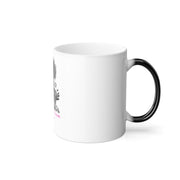 Color Morphing Mug - Afro Kisses & Cocoa Wishes Personalized Coffee Cup, Black History Month Gift