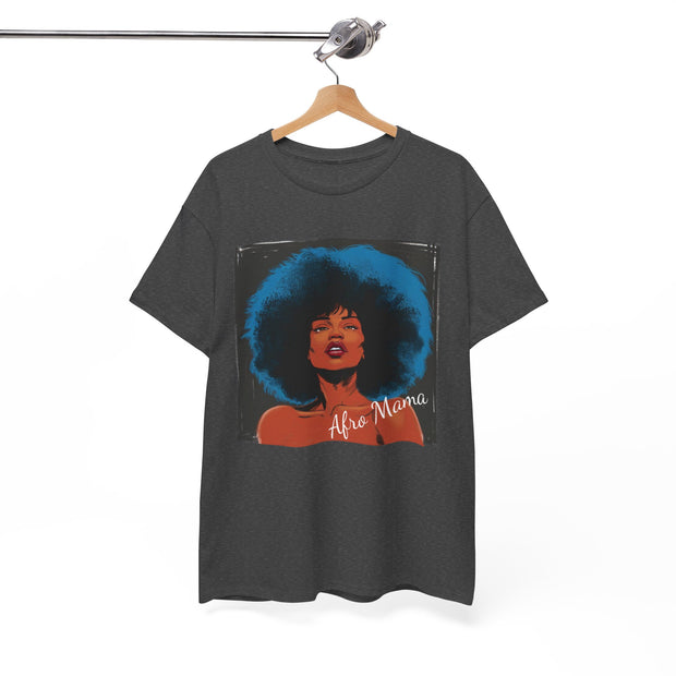 Afro Mama Unisex Heavy Cotton Tee - Unique & Bold - Under the Stars Babe