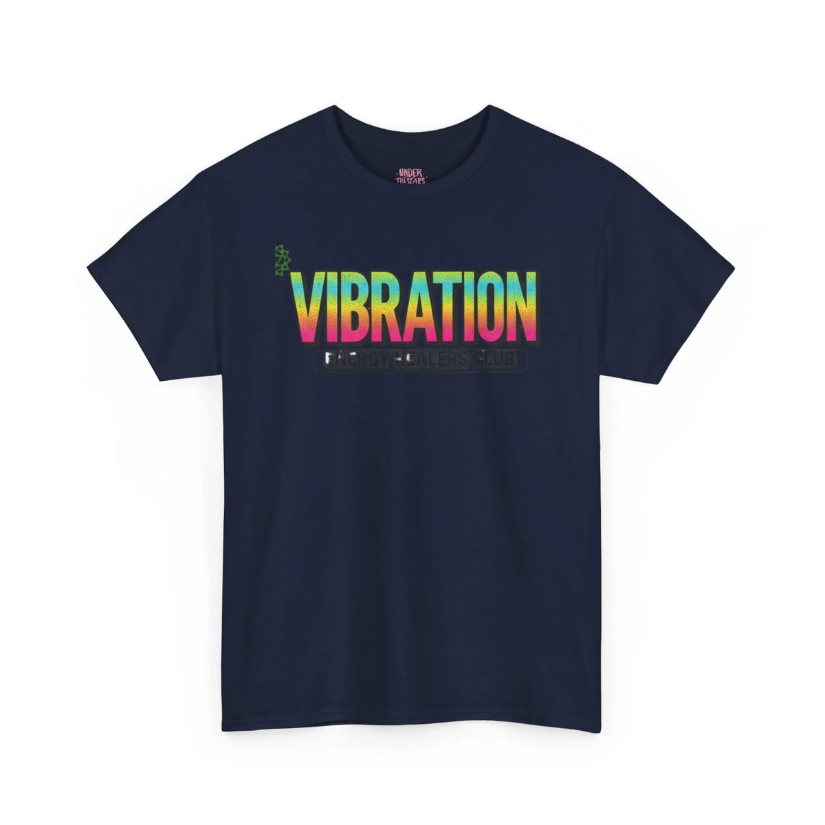Vibration Healers Club Tee — Spiritual Energy Graphic T‑Shirt - underthestarsbabe