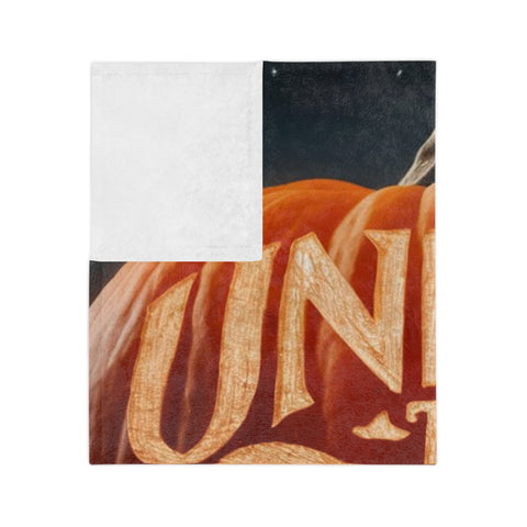 Pumpkin Velveteen Microfiber Blanket