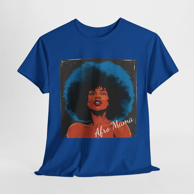 Afro Mama Unisex Heavy Cotton Tee - Unique & Bold - Under the Stars Babe