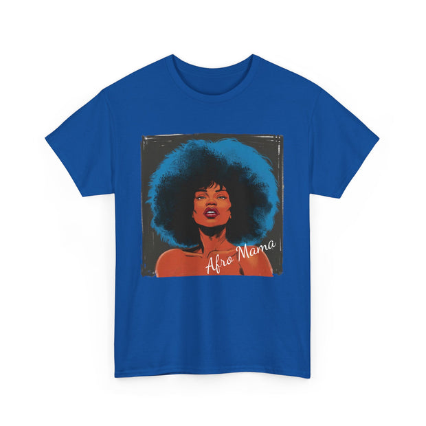 Afro Mama Unisex Heavy Cotton Tee - Unique & Bold - Under the Stars Babe