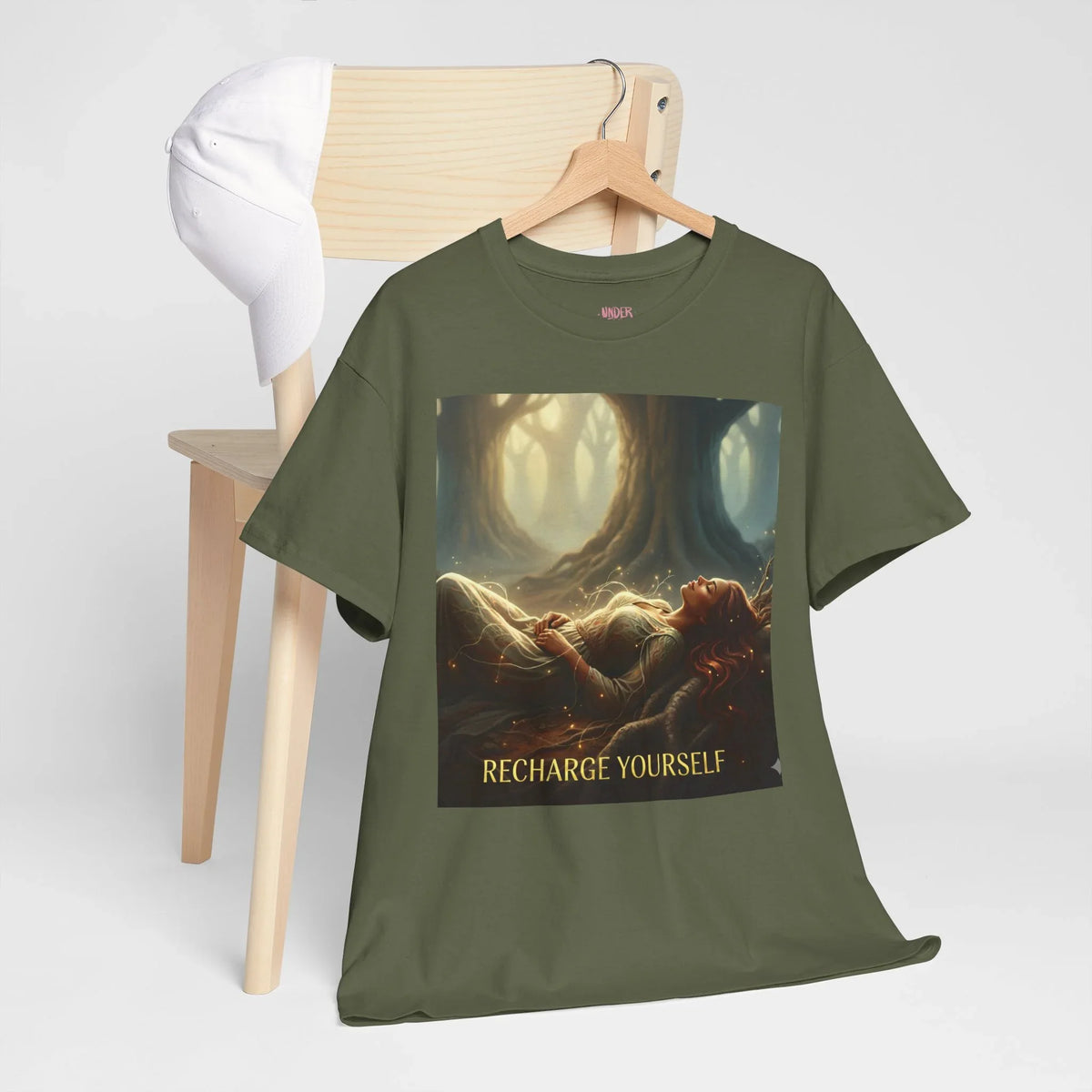 Recharge Yourself Wellness T-Shirt - underthestarsbabe