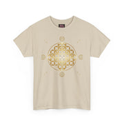 Gold Flower Of Life Unisex Graphic Tee