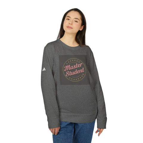 Master Student Adidas® Unisex Fleece Crewneck Sweatshirt - Under The Stars Babe