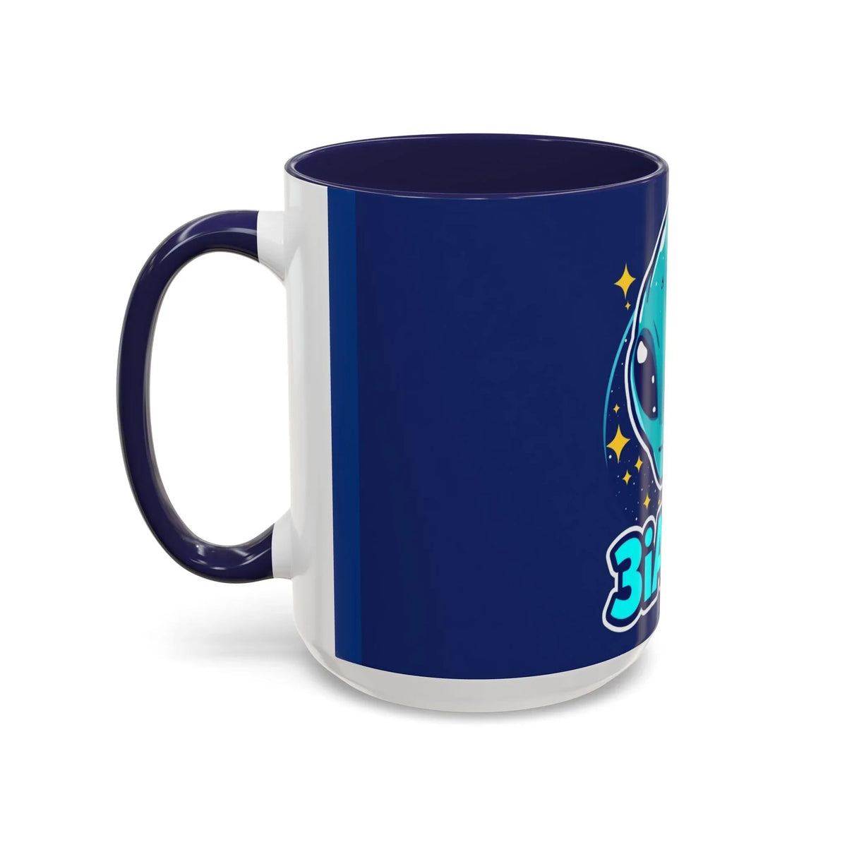 3i Atlas Collector Coffee Mug — Cute Blue Alien '3iAtlas' (11/15oz) - underthestarsbabe