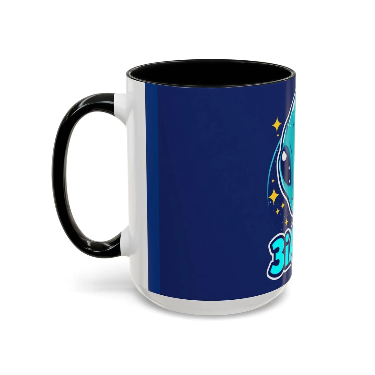 3i Atlas Collector Coffee Mug — Cute Blue Alien '3iAtlas' (11/15oz) - underthestarsbabe