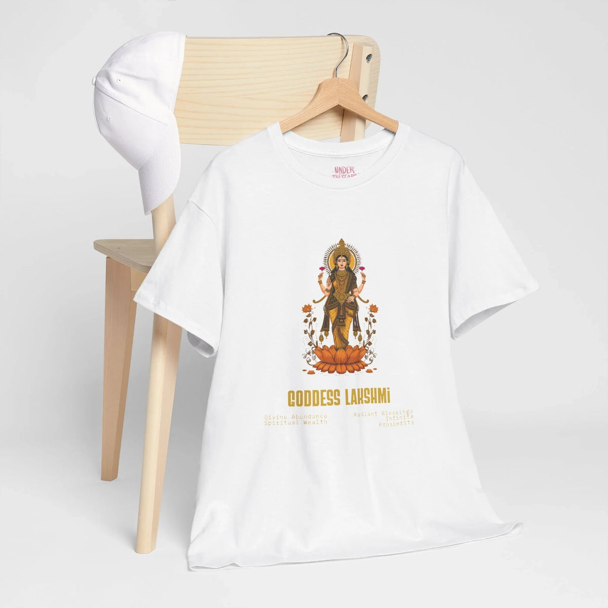 Goddess Lakshmi Abundance & Blessings Tee - underthestarsbabe
