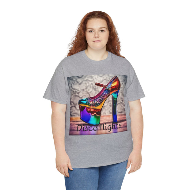 Disco Nights Unisex Heavy Cotton Tee - Retro Vibes - Under the Stars Babe