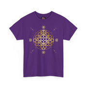 Gold Flower Of Life Unisex Graphic Tee