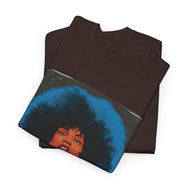 Afro Mama Unisex Heavy Cotton Tee - Unique & Bold - Under the Stars Babe