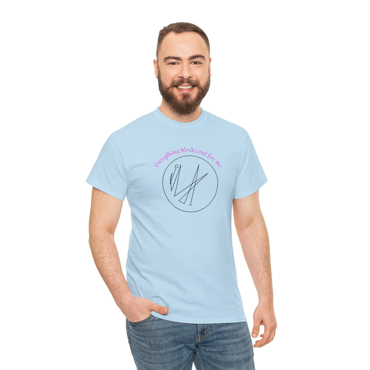 Everything Works Out For Me Sigil Energy Tee - underthestarsbabe
