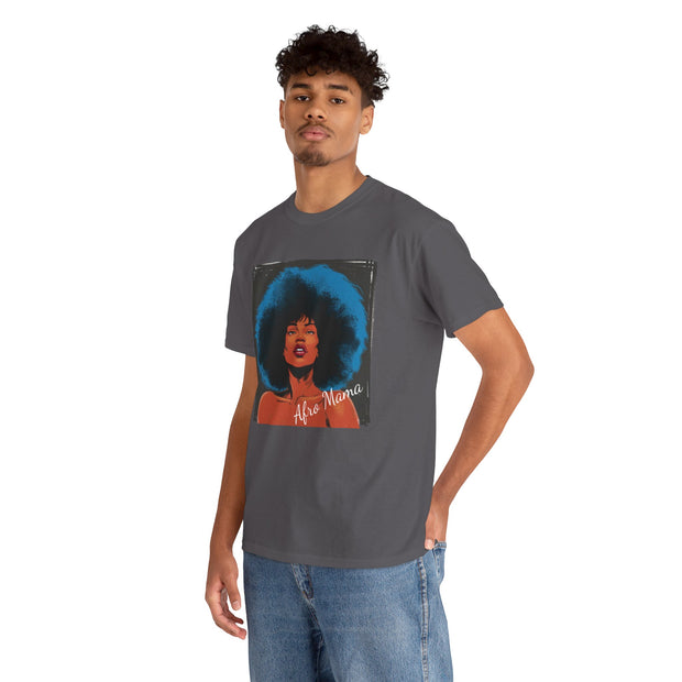 Afro Mama Unisex Heavy Cotton Tee - Unique & Bold - Under the Stars Babe