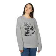 Falling In Love Adidas® Unisex Fleece Crewneck Sweatshirt - Under The Stars Babe