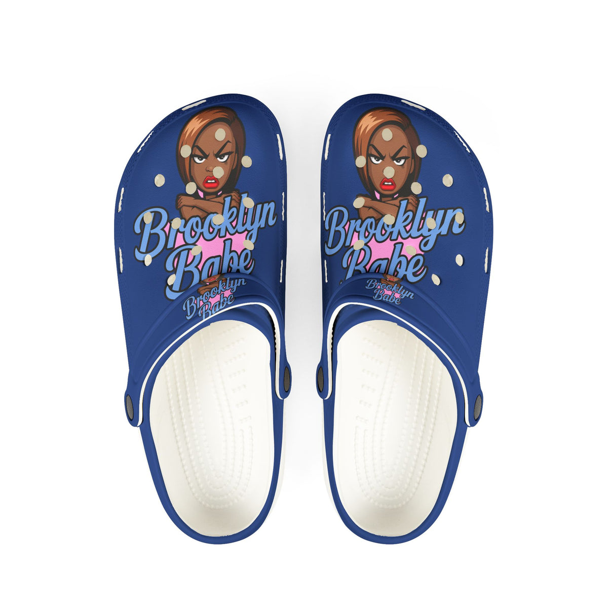 Brooklyn Babe EVA Foam Clogs — Graphic Slip-On Shoes
