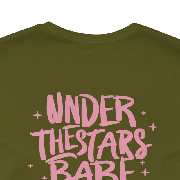 Essential Unisex Jersey Short Sleeve Tee - Classic & Comfortable - Under the Stars Babe