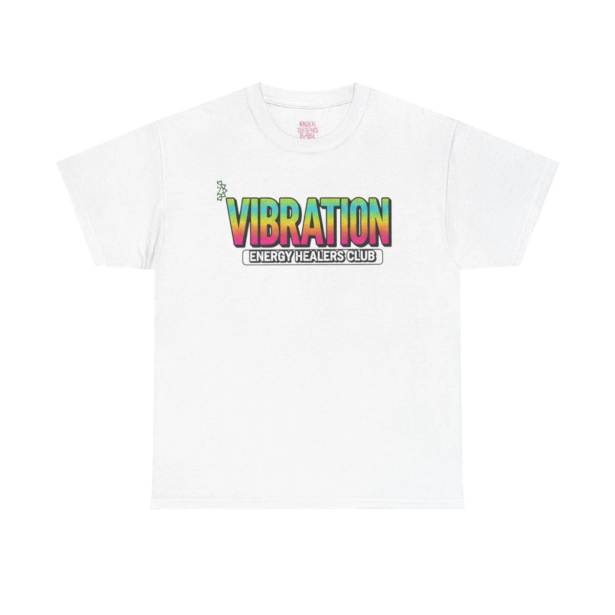 Vibration Healers Club Tee — Spiritual Energy Graphic T‑Shirt - underthestarsbabe