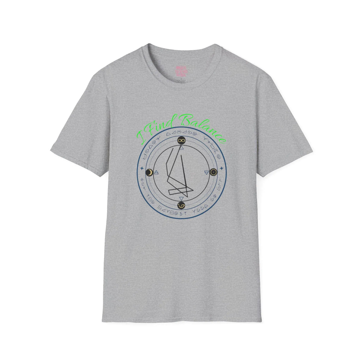 I Find Balance Sigil T-Shirt — Sigil Symbol Graphic Tee Shirt - underthestarsbabe