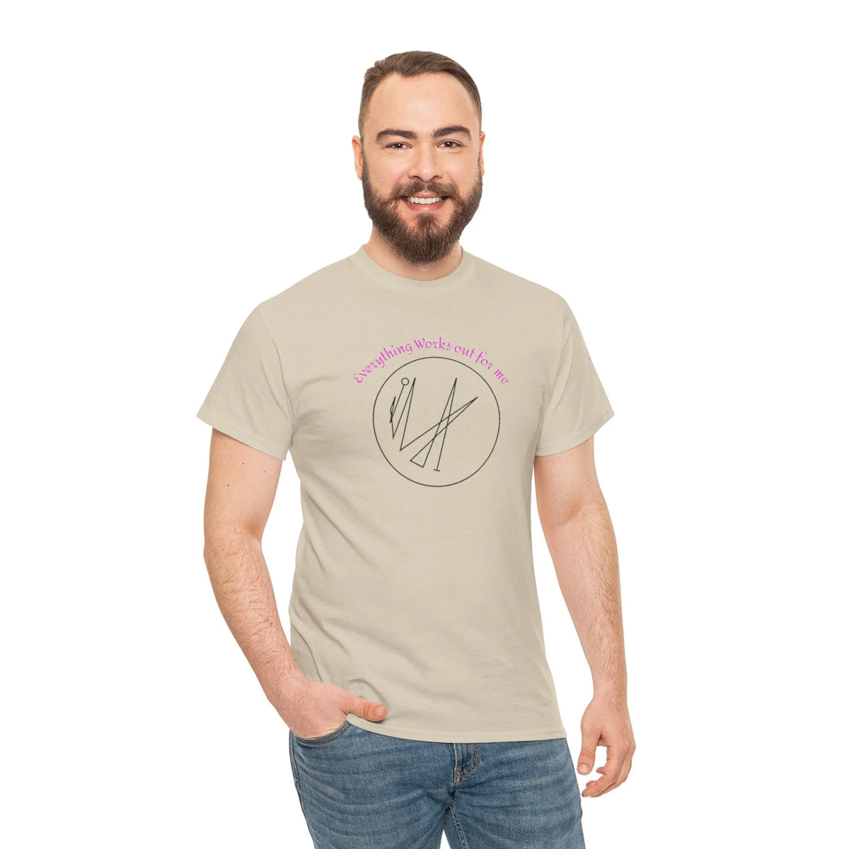 Everything Works Out For Me Sigil Energy Tee - underthestarsbabe