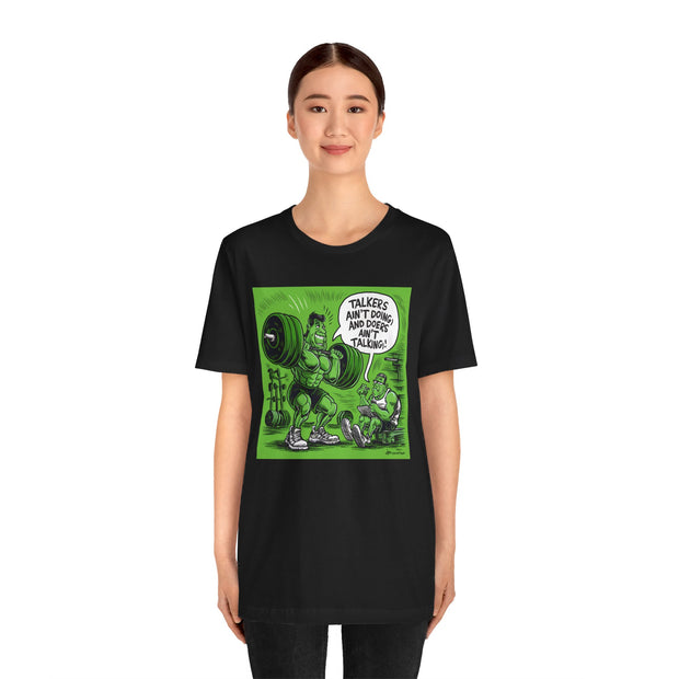 Doers Talkers Unisex Jersey Tee - Motivational & Bold - Under the Stars Babe