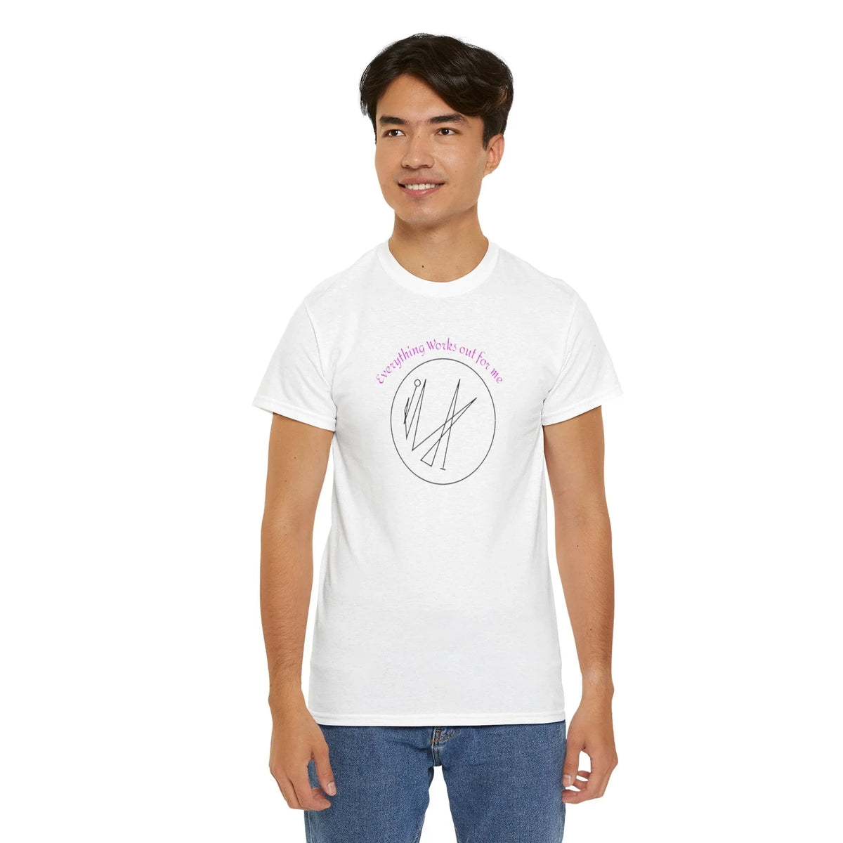 Everything Works Out For Me Sigil Energy Tee - underthestarsbabe