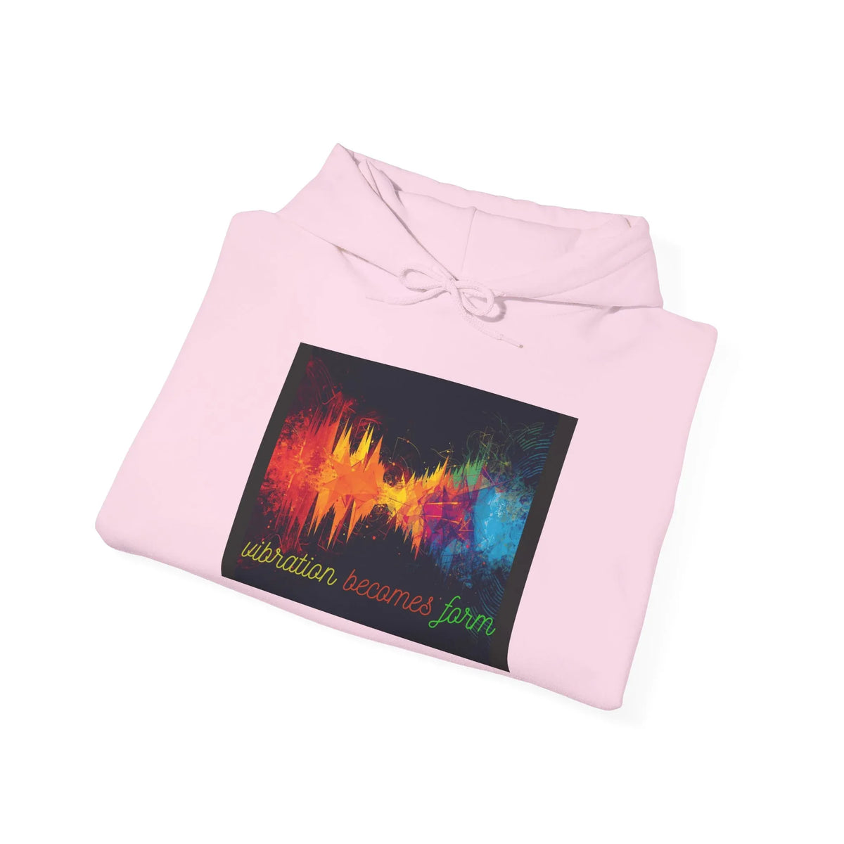 Energy Hoodie — "Vibration Becomes Form" Graphic Hoodie - underthestarsbabe