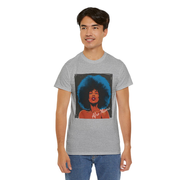 Afro Mama Unisex Heavy Cotton Tee - Unique & Bold - Under the Stars Babe