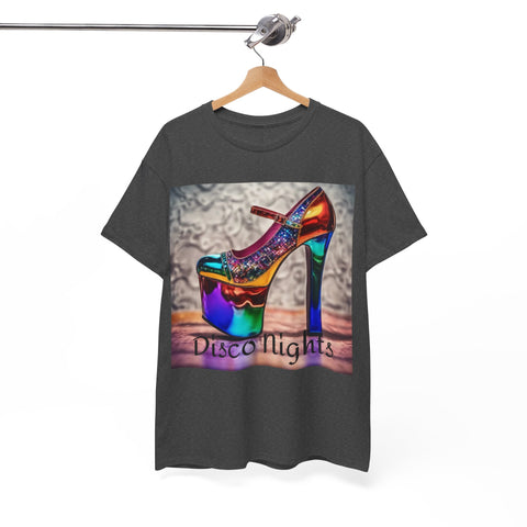 Disco Nights Unisex Heavy Cotton Tee - Retro Vibes - Under the Stars Babe