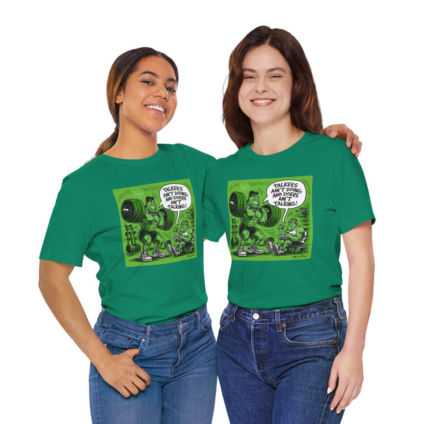 Doers Talkers Unisex Jersey Tee - Motivational & Bold - Under the Stars Babe