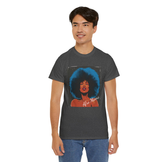 Afro Mama Unisex Heavy Cotton Tee - Unique & Bold - Under the Stars Babe