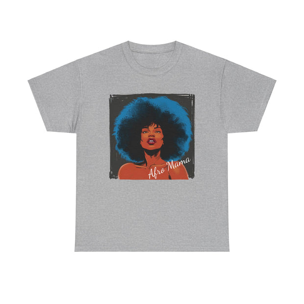 Afro Mama Unisex Heavy Cotton Tee - Unique & Bold - Under the Stars Babe
