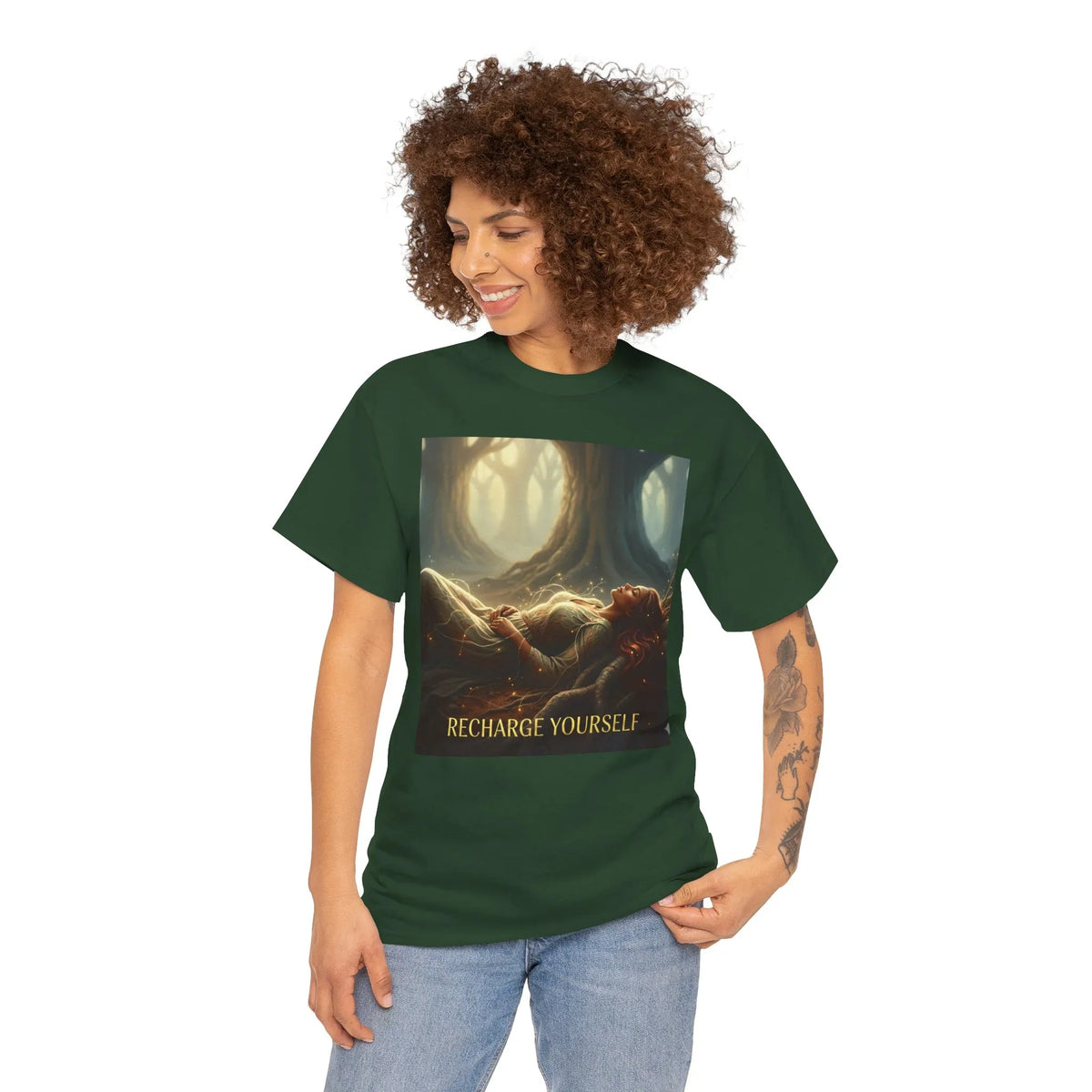 Recharge Yourself Wellness T-Shirt - underthestarsbabe