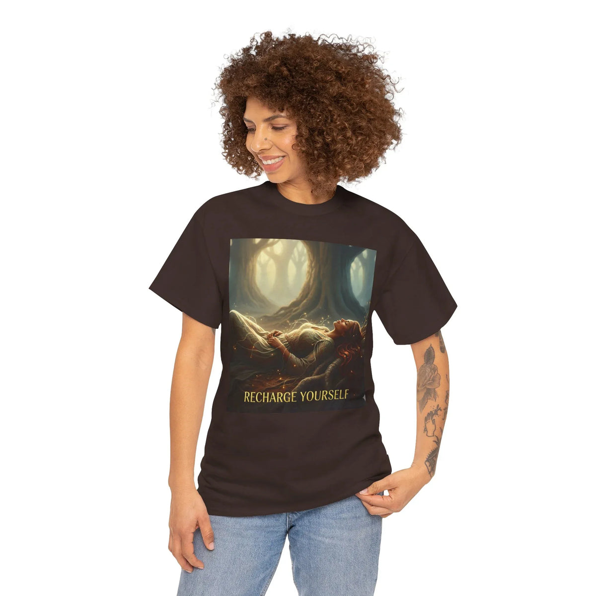 Recharge Yourself Wellness T-Shirt - underthestarsbabe