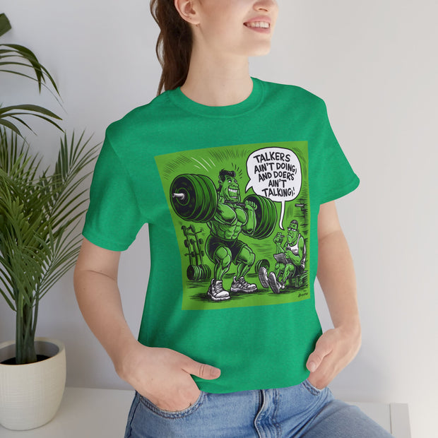 Doers Talkers Unisex Jersey Tee - Motivational & Bold - Under the Stars Babe