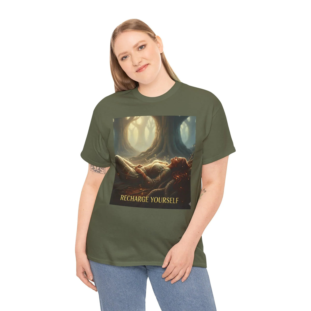 Recharge Yourself Wellness T-Shirt - underthestarsbabe